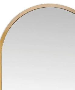Regina Andrew Canal Mirror (Natural Brass)