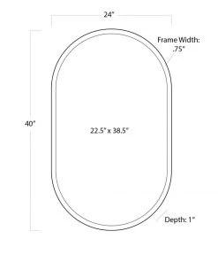 DECOR Regina Andrew Canal Mirror (Polished Nickel)