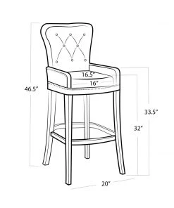 Bar & Counter Stools Regina Andrew Tavern Bar Stool (Dark Grey)