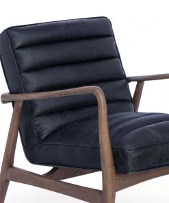 Regina Andrew Piper Chair (Antique Black Leather)