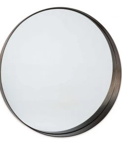 DECOR Regina Andrew Gunner Mirror Round (Steel)