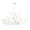 Regina Andrew Antler Chandelier (White) All Lighting