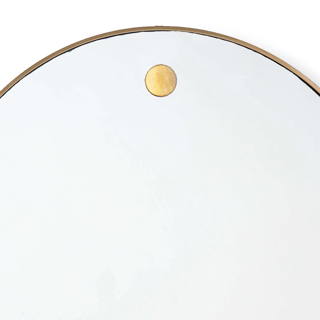 Regina Andrew Hanging Circular Mirror (Natural Brass) 5 Regina Andrew Hanging Circular Mirror (Natural Brass)