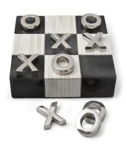 Regina Andrew Tic Tac Toe Flat Board With Nickel Pieces
