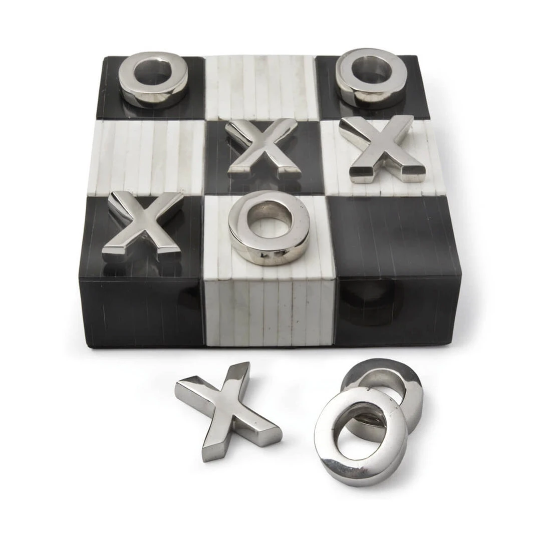 Regina Andrew Tic Tac Toe Flat Board With Nickel Pieces 3 Regina Andrew Tic Tac Toe Flat Board With Nickel Pieces
