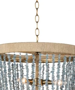 All Lighting Regina Andrew Milos Chandelier (Aqua)