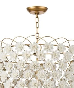 Regina Andrew Alice Porcelain Flower Chandelier All Lighting