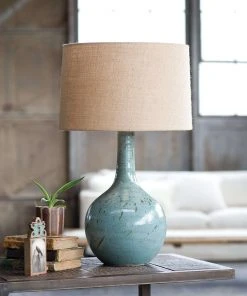 Regina Andrew Fluted Ceramic Table Lamp