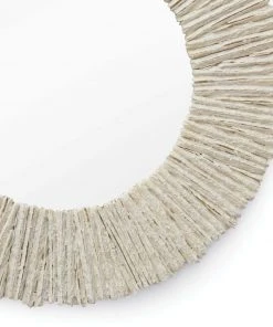 DECOR Regina Andrew Slate Mirror Round (Natural)