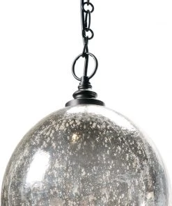 All Lighting Regina Andrew Glass Float Pendant (Antique Mercury)