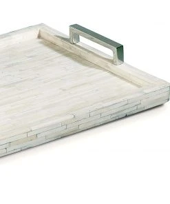 Regina Andrew White Bone And Nickel Tray 9 Regina Andrew White Bone And Nickel Tray