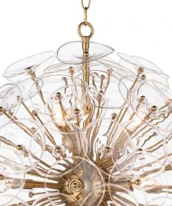 All Lighting Regina Andrew Poppy Glass Chandelier Small (Clear)