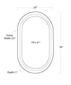 DECOR Regina Andrew Bonjour Rattan Mirror