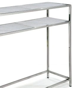 Regina Andrew Echelon Console Table (Polished Nickel) LIVING ROOM