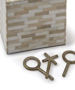 Regina Andrew Tic Tac Toe Block (Multi-Tone Bone)