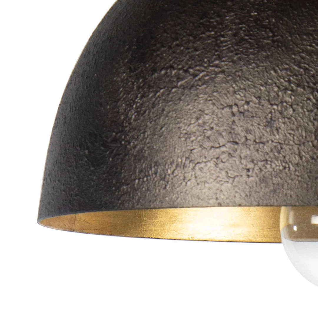 All Lighting Regina Andrew Sigmund Flush Mount (Black And Gold) 5 All Lighting Regina Andrew Sigmund Flush Mount (Black And Gold)