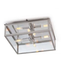 All Lighting Regina Andrew Ritz Flush Mount (Polished Nickel)