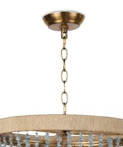 All Lighting Regina Andrew Milos Chandelier (Aqua)