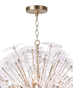 Regina Andrew Poppy Glass Chandelier Large (Clear) All Lighting