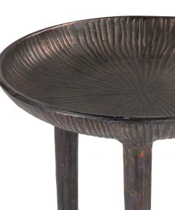 Regina Andrew Cruz Table (Blackened Zinc) Side & End Tables