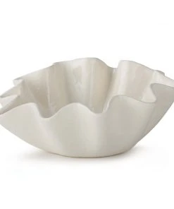 Regina Andrew Ruffle Ceramic Bowl Large DECOR