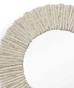 DECOR Regina Andrew Slate Mirror Round (Natural)