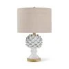 Table Lamps Regina Andrew Leafy Artichoke Ceramic Table Lamp (Off White)