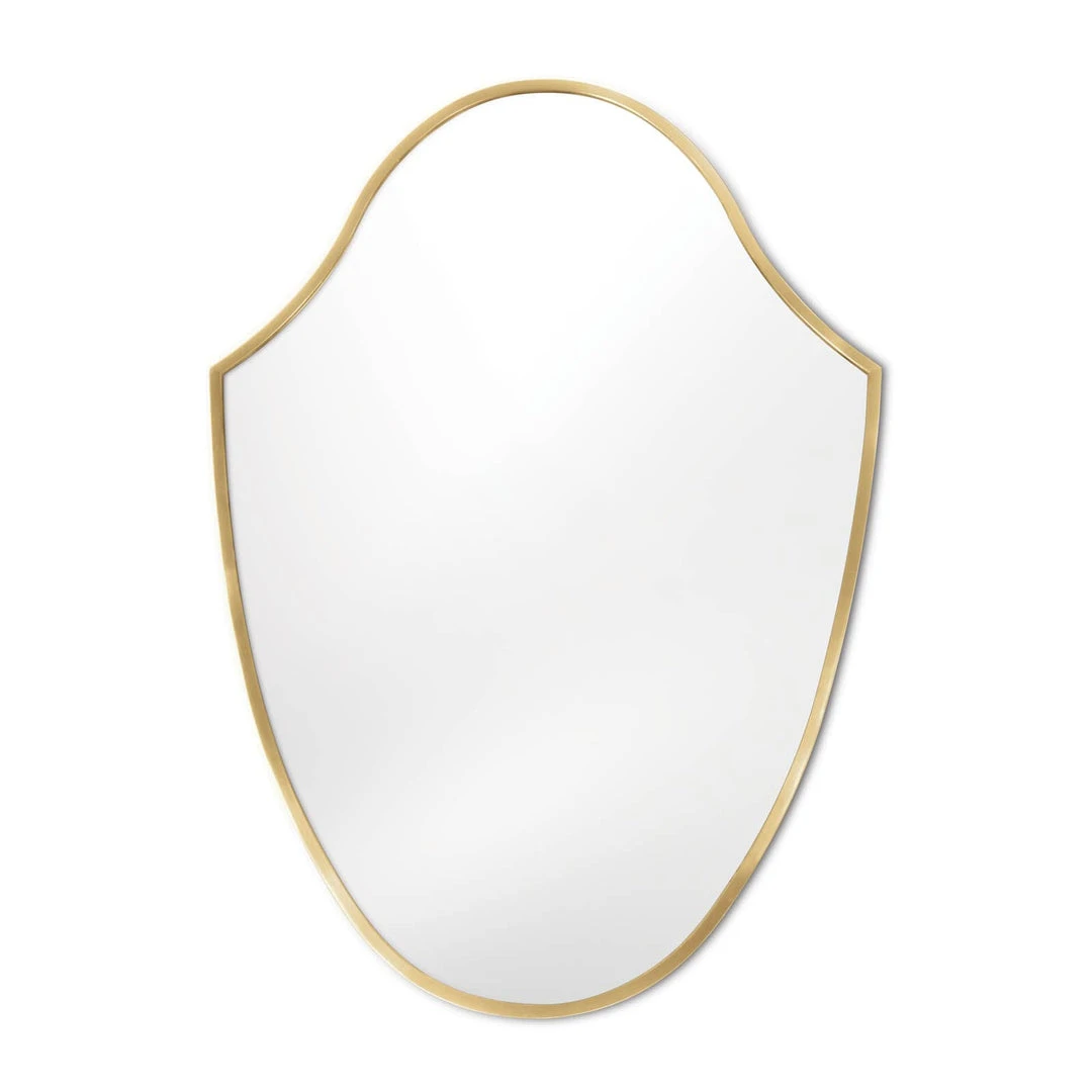 Regina Andrew Crest Mirror (Natural Brass) 3 Regina Andrew Crest Mirror (Natural Brass)
