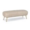 Regina Andrew Beretta Leather Bench (Cappuccino)