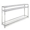 Regina Andrew Echelon Console Table (Polished Nickel) LIVING ROOM
