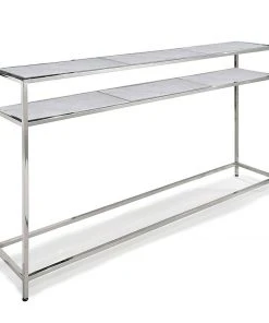 Regina Andrew Echelon Console Table (Polished Nickel) LIVING ROOM