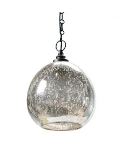All Lighting Regina Andrew Glass Float Pendant (Antique Mercury)