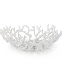 Regina Andrew Coral Bowl Round (White)