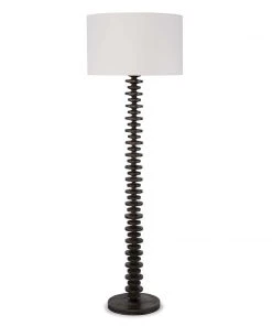 Regina Andrew Fishbone Floor Lamp (Ebony) Floor Lamps