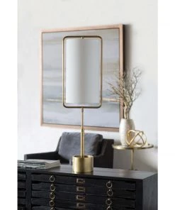 Regina Andrew Geo Rectangle Table Lamp (Natural Brass) 10 Regina Andrew Geo Rectangle Table Lamp (Natural Brass)