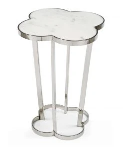 Regina Andrew Clover Table (Polished Nickel)