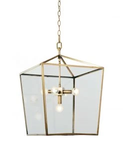 All Lighting Regina Andrew Camden Lantern (Natural Brass)