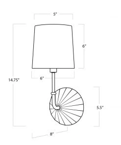 Regina Andrew Parasol Sconce All Lighting