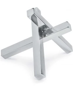 DECOR Regina Andrew Intersecting Sculpture (Polished Nickel)