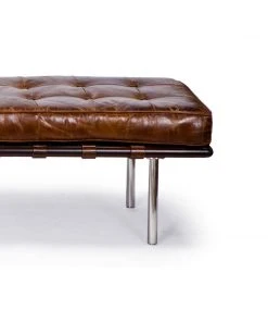 Regina Andrew Tufted Gallery Bench (Cigar) LIVING ROOM