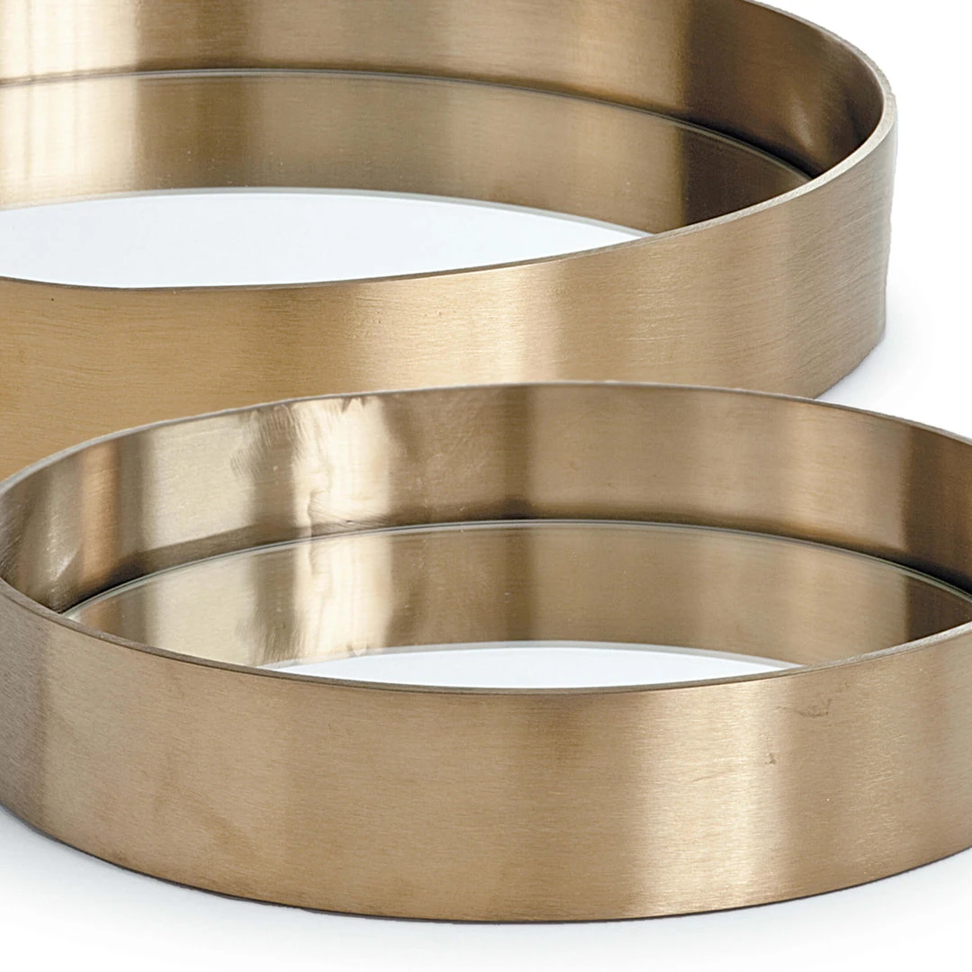 DECOR Regina Andrew Tray Set (Natural Brass) 7 DECOR Regina Andrew Tray Set (Natural Brass)