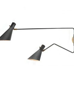 All Lighting Regina Andrew Spyder Sconce (Blackened Brass And Natural Brass)