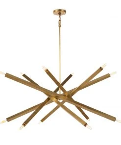 All Lighting Regina Andrew Viper Chandelier (Natural Brass)