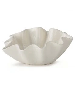 Regina Andrew Ruffle Ceramic Bowl Medium