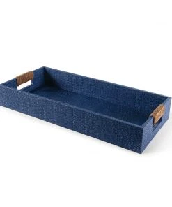 Regina Andrew Logia Rectangle Tray Small (Indigo) DECOR