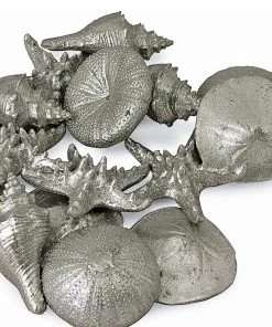 Regina Andrew Assorted Mini Seashells Set Of 12 (Silver)