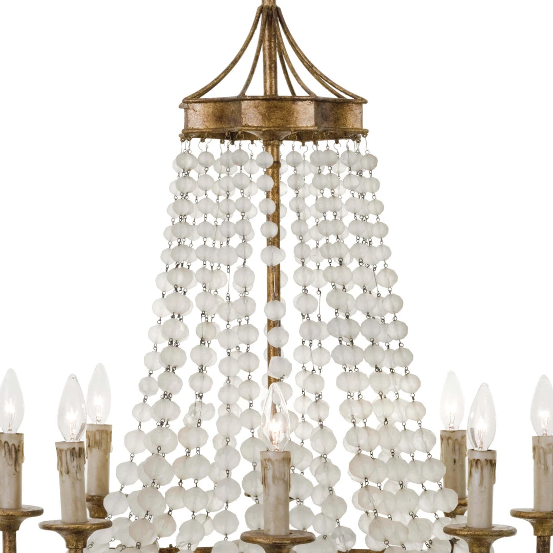 Regina Andrew Frosted Crystal Bead Chandelier 4 Regina Andrew Frosted Crystal Bead Chandelier