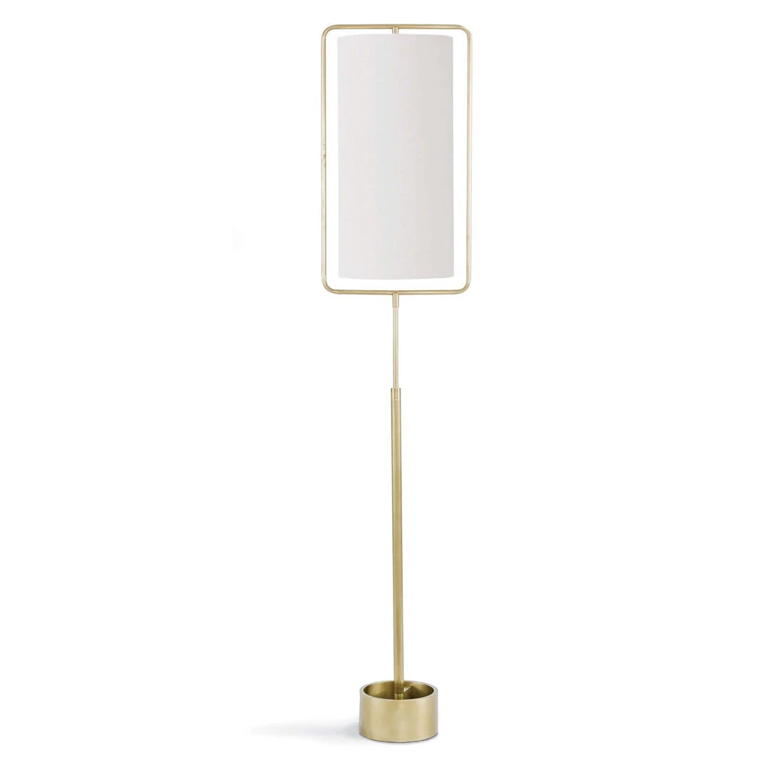 Regina Andrew Geo Rectangle Floor Lamp (Natural Brass) Floor Lamps 3 Regina Andrew Geo Rectangle Floor Lamp (Natural Brass) Floor Lamps