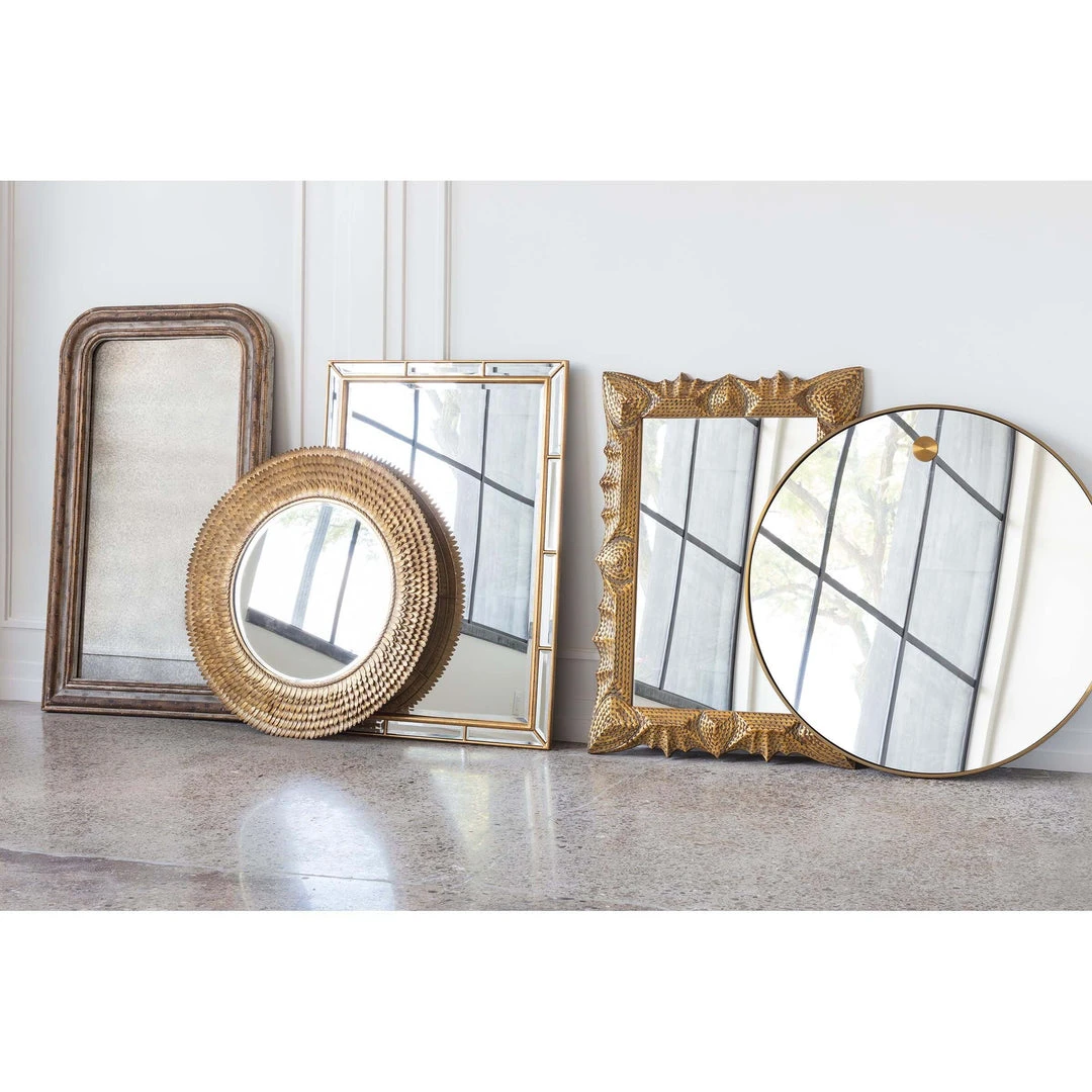 Regina Andrew Hanging Circular Mirror (Natural Brass) 4 Regina Andrew Hanging Circular Mirror (Natural Brass)