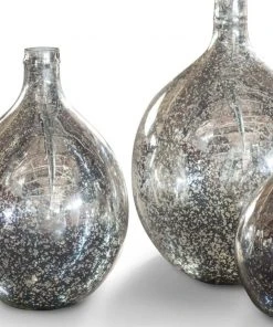 Regina Andrew Wine Spheres Set Of 3 (Antique Mercury) DECOR